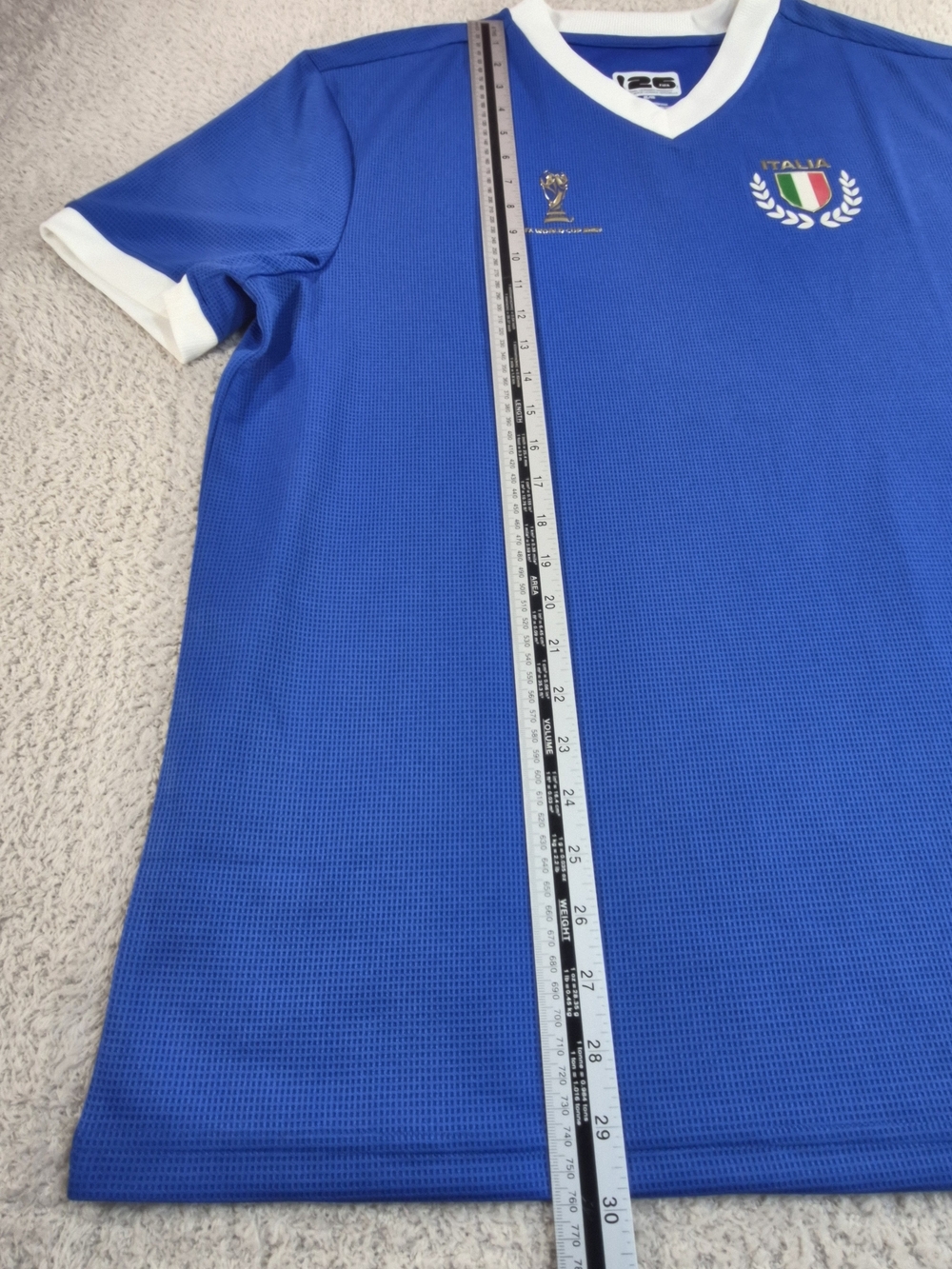 FIFA World Cup 2026 Italy Soccer Jersey XL Blue ITALIA Azzurri FIFA 126 NWT - Picture 4 of 10